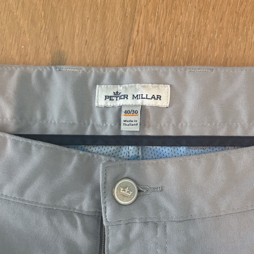 Peter Millar men’s pants 40/30 lot of Gray, salmon, and khaki - Picture 4 of 6